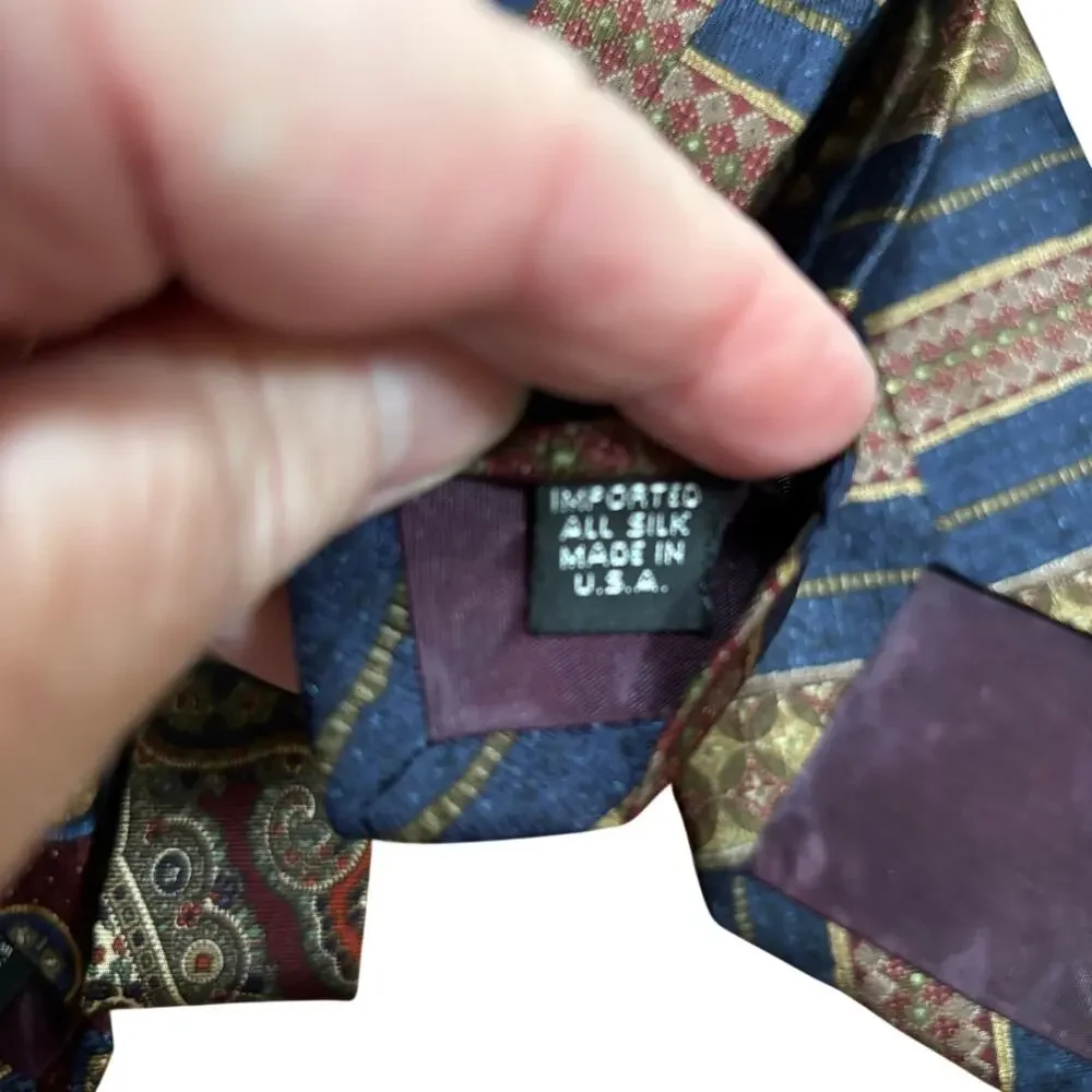 4 Vintage all silk neck ties from Jos A Bank Corporate Executive career series